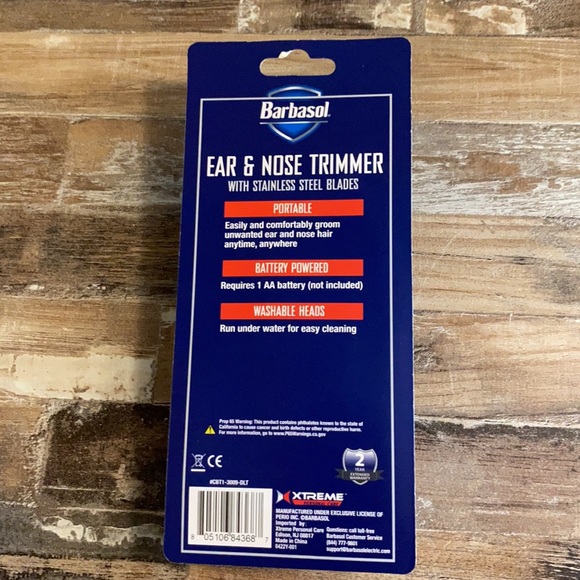Barbasol ear & nose trimmer new w stainless steel - Picture 8 of 8